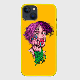 Чехол для iPhone 13 с принтом Плавленый Лил Пип в Санкт-Петербурге,  |  | hip hop | lil peep | rap | rep | густав элайджа | дшд зууз | исполнители | исполнитель | лил пип | музыка | реп