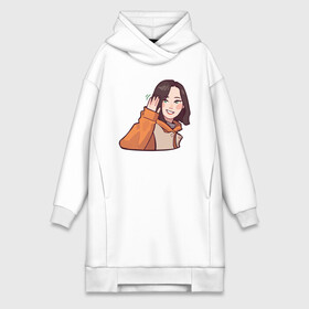 Платье-худи хлопок с принтом Haseul в Санкт-Петербурге,  |  | bts | clc | haseul sticker | kpop | кейпоп