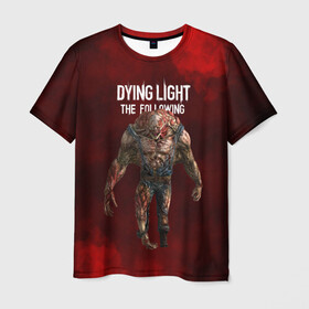 Мужская футболка 3D с принтом Dying light монстр в Санкт-Петербурге, 100% полиэфир | прямой крой, круглый вырез горловины, длина до линии бедер | dying light | аномалия | зараженный | монстр | мутант | ужасы | урод | хоррор