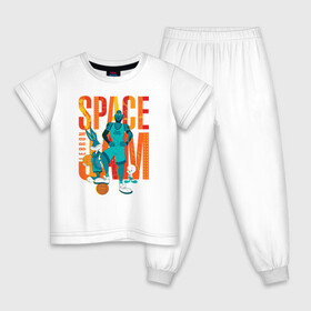 Детская пижама хлопок с принтом Space Jam Lebron в Санкт-Петербурге, 100% хлопок |  брюки и футболка прямого кроя, без карманов, на брюках мягкая резинка на поясе и по низу штанин
 | bugs bunny | lebron james | space jam | space jam 2 | space jam a new legacy | tweety | vdzabma | багз банни | космический джем | космический джем 2 | космический джем: новое поколение | леброн джеймс | твити