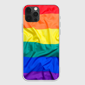 Чехол для iPhone 12 Pro Max с принтом Радуга - мятая ткань полотно в Санкт-Петербурге, Силикон |  | gey | би | гендер | квир | маска | меньшинства | огбткю | равноправие | радуга | радужный | трансгендер | трансы | флаг