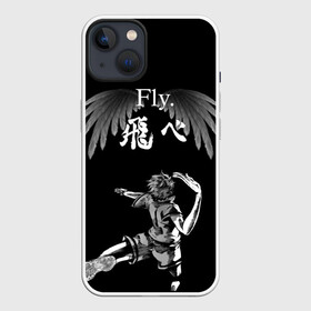 Чехол для iPhone 13 с принтом FLY. | ХИНАТА в Санкт-Петербурге,  |  | black jackals | fly | fly high | haikyuu | hinata | msby | аниме | волейбол | карасуно | некома | хайкью карасуно | хината