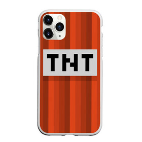 Чехол для iPhone 11 Pro матовый с принтом TNT в Санкт-Петербурге, Силикон |  | игры | красный | лето | майнкрафт | тнт