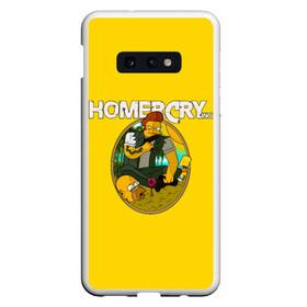 Чехол для Samsung S10E с принтом Homer Cry в Санкт-Петербурге, Силикон | Область печати: задняя сторона чехла, без боковых панелей | far cry | farcray | gomer | homer | simpsons | the simpson | гомер | мульт | мультфильм | симпсоны | фар край