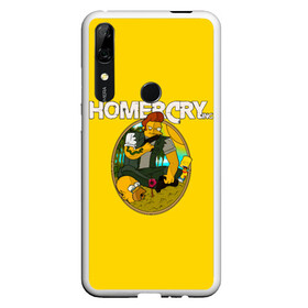 Чехол для Honor P Smart Z с принтом Homer Cry в Санкт-Петербурге, Силикон | Область печати: задняя сторона чехла, без боковых панелей | far cry | farcray | gomer | homer | simpsons | the simpson | гомер | мульт | мультфильм | симпсоны | фар край