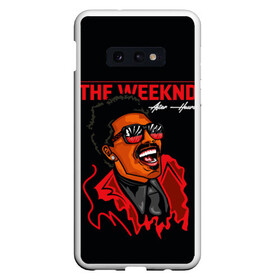 Чехол для Samsung S10E с принтом The Weeknd - After Hours в Санкт-Петербурге, Силикон | Область печати: задняя сторона чехла, без боковых панелей | blinding lights | music | pop | star boy | the weekend | the weeknd | музыка | уикенд