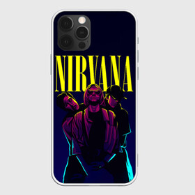 Чехол для iPhone 12 Pro с принтом Nirvana Neon в Санкт-Петербурге, силикон | область печати: задняя сторона чехла, без боковых панелей | alternative | kurt cobain | metall | music | nirvana | rock | альтернатива | курт кобейн | курт кобэйн | металл | музыка | нирвана | нирванна | рок