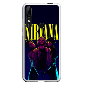 Чехол для Honor P Smart Z с принтом Nirvana Neon в Санкт-Петербурге, Силикон | Область печати: задняя сторона чехла, без боковых панелей | alternative | kurt cobain | metall | music | nirvana | rock | альтернатива | курт кобейн | курт кобэйн | металл | музыка | нирвана | нирванна | рок