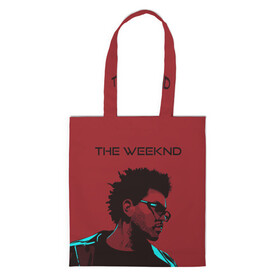 Шоппер 3D с принтом the weeknd в Санкт-Петербурге, 100% полиэстер | Плотность: 200 г/м2; Размер: 34×35 см; Высота лямок: 30 см | blinding lights | music | pop | star boy | the weekend | the weeknd | музыка | уикенд