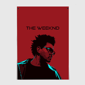 Постер с принтом the weeknd в Санкт-Петербурге, 100% бумага
 | бумага, плотность 150 мг. Матовая, но за счет высокого коэффициента гладкости имеет небольшой блеск и дает на свету блики, но в отличии от глянцевой бумаги не покрыта лаком | Тематика изображения на принте: blinding lights | music | pop | star boy | the weekend | the weeknd | музыка | уикенд