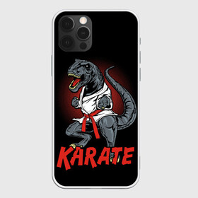 Чехол для iPhone 12 Pro Max с принтом KARATE T-REX в Санкт-Петербурге, Силикон |  | animal | dinosaur | fight | fighter | hunter | karate | red | sport | strong | t rex | боец | бои | динозавр | карате | сила | спорт | тиранозавр | хищник