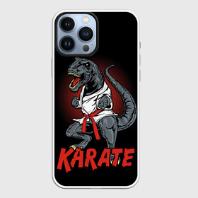 Чехол для iPhone 13 Pro Max с принтом KARATE T REX в Санкт-Петербурге,  |  | animal | dinosaur | fight | fighter | hunter | karate | red | sport | strong | t rex | боец | бои | динозавр | карате | сила | спорт | тиранозавр | хищник