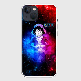 Чехол для iPhone 13 с принтом Космический Луффи One Piece в Санкт-Петербурге,  |  | anime | manga | monkey d. luffy | one piece | аниме | большой куш | ван пис | вон пис | капитан | король пиратов | луси | луфи | луффи | луффи но уми | луффи таро | манга | манки д. луффи | мугивара | пират | пятый император