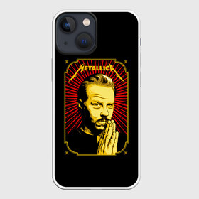 Чехол для iPhone 13 mini с принтом Хэтфилд в Санкт-Петербурге,  |  | alternative | metalica | metall | metallica | music | rock | альтернатива | джеймс хэтфилд | металика | металл | металлика | музыка | рок