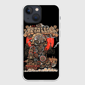 Чехол для iPhone 13 mini с принтом Стимпанк Металлика в Санкт-Петербурге,  |  | alternative | metalica | metall | metallica | music | rock | альтернатива | джеймс хэтфилд | металика | металл | металлика | музыка | рок