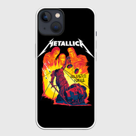 Чехол для iPhone 13 с принтом Justice for all в Санкт-Петербурге,  |  | alternative | metalica | metall | metallica | music | rock | альтернатива | джеймс хэтфилд | металика | металл | металлика | музыка | рок