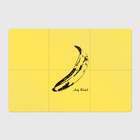 Магнитный плакат 3Х2 с принтом Энди Уорхол - Банан в Санкт-Петербурге, Полимерный материал с магнитным слоем | 6 деталей размером 9*9 см | andy warhol | warhol | банан | желтый | картина | уорхол | энди уорхол | эндрю уорхол