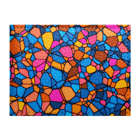 Обложка для студенческого билета с принтом Mosaic в Санкт-Петербурге, натуральная кожа | Размер: 11*8 см; Печать на всей внешней стороне | mosaic | мозаика | стекло | текстура