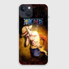 Чехол для iPhone 13 с принтом Мощный торс Луффи One Piece в Санкт-Петербурге,  |  | anime | manga | monkey d. luffy | one piece | аниме | большой куш | ван пис | вон пис | капитан | король пиратов | луси | луфи | луффи | луффи но уми | луффи таро | манга | манки д. луффи | мугивара | пират | пятый император