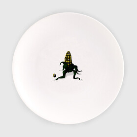 Тарелка с принтом Злая кукуруза в Санкт-Петербурге, фарфор | диаметр - 210 мм
диаметр для нанесения принта - 120 мм | еда | кукуруза | овощи | страшное | хоррор
