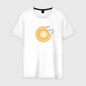 Мужская футболка хлопок с принтом Фея в Санкт-Петербурге, 100% хлопок | прямой крой, круглый вырез горловины, длина до линии бедер, слегка спущенное плечо. | fairy | terraria | моб | террария | фея