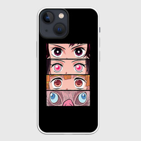 Чехол для iPhone 13 mini с принтом kimetsu no yaiba team в Санкт-Петербурге,  |  | anime | kimetsu no yaiba | аниме | анимэ | клинок рассекающий демонов
