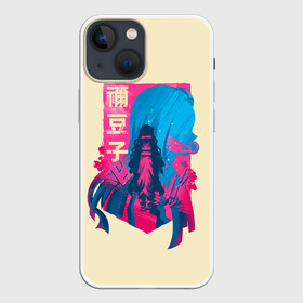 Чехол для iPhone 13 mini с принтом Nezuko Neon в Санкт-Петербурге,  |  | anime | kimetsu no yaiba | аниме | анимэ | клинок рассекающий демонов