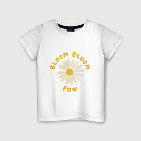 Детская футболка хлопок с принтом THE BOYZ Bloom Bloom Pow Cute  в Санкт-Петербурге, 100% хлопок | круглый вырез горловины, полуприлегающий силуэт, длина до линии бедер | 3racha | bts | bts idol | drake | exid hot pink | ikon | kpop | sleepy baby wolf | stay gold | the boyz bloom bloom pow cute retro lyrics | кейпоп | корейская музыка | корея | кпоп | поп