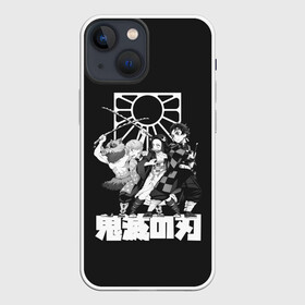 Чехол для iPhone 13 mini с принтом Demon Slayers Team в Санкт-Петербурге,  |  | anime | kimetsu no yaiba | аниме | анимэ | клинок рассекающий демонов