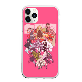 Чехол для iPhone 11 Pro матовый с принтом Slayers on pink в Санкт-Петербурге, Силикон |  | anime | kimetsu no yaiba | аниме | анимэ | клинок рассекающий демонов