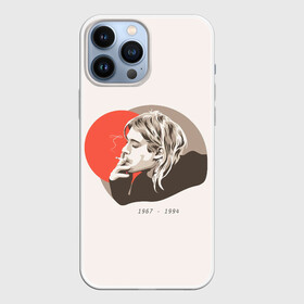 Чехол для iPhone 13 Pro Max с принтом Арт Курт в Санкт-Петербурге,  |  | alternative | kurt cobain | metall | music | nirvana | rock | альтернатива | курт кобейн | курт кобэйн | металл | музыка | нирвана | нирванна | рок