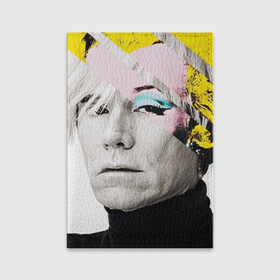 Обложка для паспорта матовая кожа с принтом Энди Уорхол | Andy Warhol в Санкт-Петербурге, натуральная матовая кожа | размер 19,3 х 13,7 см; прозрачные пластиковые крепления | andy warhol | художник | энди уорхол
