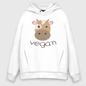 Мужское худи Oversize хлопок с принтом Vegan Cow в Санкт-Петербурге, френч-терри — 70% хлопок, 30% полиэстер. Мягкий теплый начес внутри —100% хлопок | боковые карманы, эластичные манжеты и нижняя кромка, капюшон на магнитной кнопке | Тематика изображения на принте: cow | green | greenpaece | nature | sport | vegan | yoga | веган | вегетарианец | гринпис | еда | животные | жизнь | здоровье | зеленый | йога | корова | мир | овощи | пища | планета | природа | растение | спорт | тело | фрукты