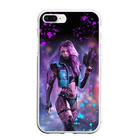 Чехол для iPhone 7Plus/8 Plus матовый с принтом CYBERPUNK 2077 NEON | КИБЕРПАНК НЕОН (Z) в Санкт-Петербурге, Силикон | Область печати: задняя сторона чехла, без боковых панелей | cd project red | cyberpunk 2077 | demon | keanu reeves | samurai | smile | vi | арасака | ви | демон | киану ривз | киберпанк 2077 | найт сити | самураи | смайл