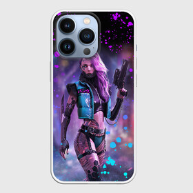 Чехол для iPhone 13 Pro с принтом CYBERPUNK 2077 NEON | КИБЕРПАНК НЕОН (Z) в Санкт-Петербурге,  |  | cd project red | cyberpunk 2077 | demon | keanu reeves | samurai | smile | vi | арасака | ви | демон | киану ривз | киберпанк 2077 | найт сити | самураи | смайл