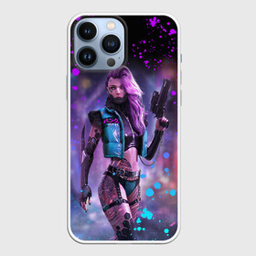 Чехол для iPhone 13 Pro Max с принтом CYBERPUNK 2077 NEON | КИБЕРПАНК НЕОН (Z) в Санкт-Петербурге,  |  | cd project red | cyberpunk 2077 | demon | keanu reeves | samurai | smile | vi | арасака | ви | демон | киану ривз | киберпанк 2077 | найт сити | самураи | смайл