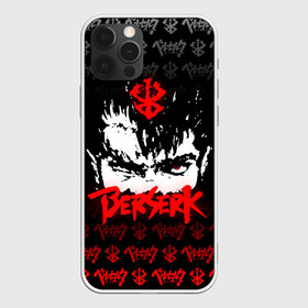 Чехол для iPhone 12 Pro с принтом BERSERK (ЛОГО) в Санкт-Петербурге, силикон | область печати: задняя сторона чехла, без боковых панелей | anime | berserk | manga | аниме | берсерк | гатс | манга | череп