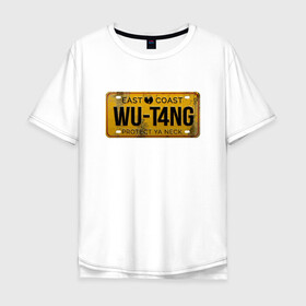 Мужская футболка хлопок Oversize с принтом Wu-Tang - East Coast в Санкт-Петербурге, 100% хлопок | свободный крой, круглый ворот, “спинка” длиннее передней части | black | cream | gza | hip hop | method man | music | new york | odb | old school | rap | rza | wu tang | wu tang clan | аудио | винил | ву тэнг | граффити | диджей | кассета | микрофон | музыка | нью йорк | пластинка | рэп | рэпер | хип хоп