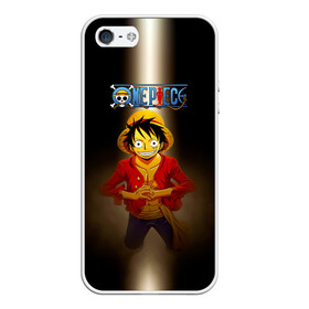 Чехол для iPhone 5/5S матовый с принтом Луффи One Piece. Большой куш в Санкт-Петербурге, Силикон | Область печати: задняя сторона чехла, без боковых панелей | Тематика изображения на принте: anime | manga | monkey d. luffy | one piece | аниме | большой куш | ван пис | веселый роджер | вон пис | капитан | король пиратов | луси | луфи | луффи | манга | манки д. луффи | мугивара | пират | пираты белоуса