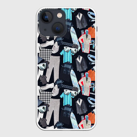 Чехол для iPhone 13 mini с принтом СтиЛьная Одежда в Санкт-Петербурге,  |  | мода | мужчины | очки | паттерн | стиль
