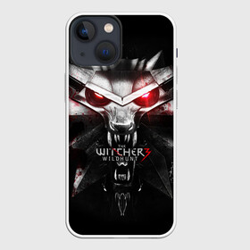 Чехол для iPhone 13 mini с принтом THE WITCHER LOGO в Санкт-Петербурге,  |  | logo | the witcher | ведьмак | зе витчер | игра | компьютерная игра | лого | логотип