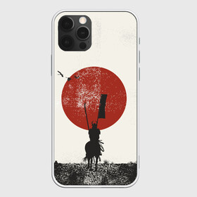Чехол для iPhone 12 Pro с принтом Самурай на коне в Санкт-Петербурге, силикон | область печати: задняя сторона чехла, без боковых панелей | Тематика изображения на принте: samurai | буси | воин | конь | самурай | философия | япония