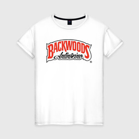 Женская футболка хлопок с принтом Backwoods x ANTIN8RINO в Санкт-Петербурге, 100% хлопок | прямой крой, круглый вырез горловины, длина до линии бедер, слегка спущенное плечо | 8 | antin8rino | backwoods | viii | иллюстрация | мультик | мультяшка