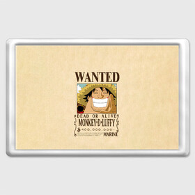 Магнит 45*70 с принтом WANTED Monkey D. Luffy в Санкт-Петербурге, Пластик | Размер: 78*52 мм; Размер печати: 70*45 | anime | manga | monkey d. luffy | one piece | аниме | большой куш | ван пис | вон пис | гол д. роджер | кайдо | король пиратов | луфи | луффи | манга | манки д. луффи | нами | нико робин | пират | портгас д. эйс | ророноа зоро