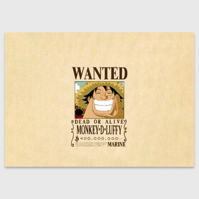 Поздравительная открытка с принтом WANTED Monkey D. Luffy в Санкт-Петербурге, 100% бумага | плотность бумаги 280 г/м2, матовая, на обратной стороне линовка и место для марки
 | Тематика изображения на принте: anime | manga | monkey d. luffy | one piece | аниме | большой куш | ван пис | вон пис | гол д. роджер | кайдо | король пиратов | луфи | луффи | манга | манки д. луффи | нами | нико робин | пират | портгас д. эйс | ророноа зоро