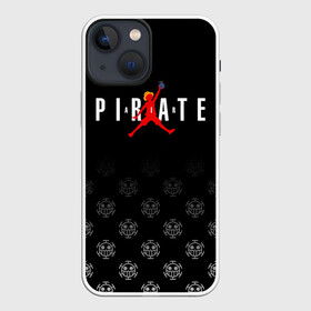 Чехол для iPhone 13 mini с принтом PIRATE AIR One Piece в Санкт-Петербурге,  |  | anime | manga | monkey d. luffy | one piece | аниме | баскетбол | баскетболист | большой куш | ван пис | вон пис | джордан | капитан | король пиратов | лого | логотип | луси | луфи | луффи | манга | манки д. луффи | мугивара