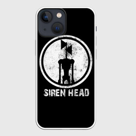 Чехол для iPhone 13 mini с принтом СИРЕНОГОЛОВЫЙ ЧБ в Санкт-Петербурге,  |  | siren head | игра | монстр | сиреноголовый | существо | хоррор