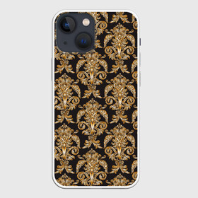 Чехол для iPhone 13 mini с принтом золотые узоры в Санкт-Петербурге,  |  | versace | абстракция | версаче | золотые узоры | паттерн | текстуры | узоры