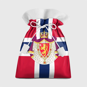 Подарочный 3D мешок с принтом Норвегия | Флаг и герб Норвегии в Санкт-Петербурге, 100% полиэстер | Размер: 29*39 см | Тематика изображения на принте: герб | герб норвегии | корона | красный | лев | линии | норвегии | норвегия | синий | топор | флаг | флаг норвегии | щит