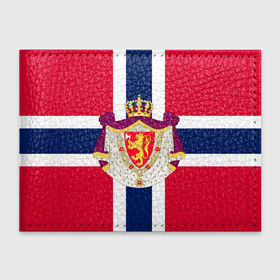 Обложка для студенческого билета с принтом Норвегия | Флаг и герб Норвегии в Санкт-Петербурге, натуральная кожа | Размер: 11*8 см; Печать на всей внешней стороне | Тематика изображения на принте: герб | герб норвегии | корона | красный | лев | линии | норвегии | норвегия | синий | топор | флаг | флаг норвегии | щит